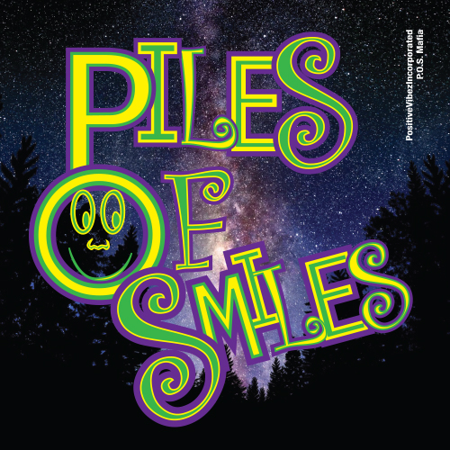 Piles of Smiles sticker